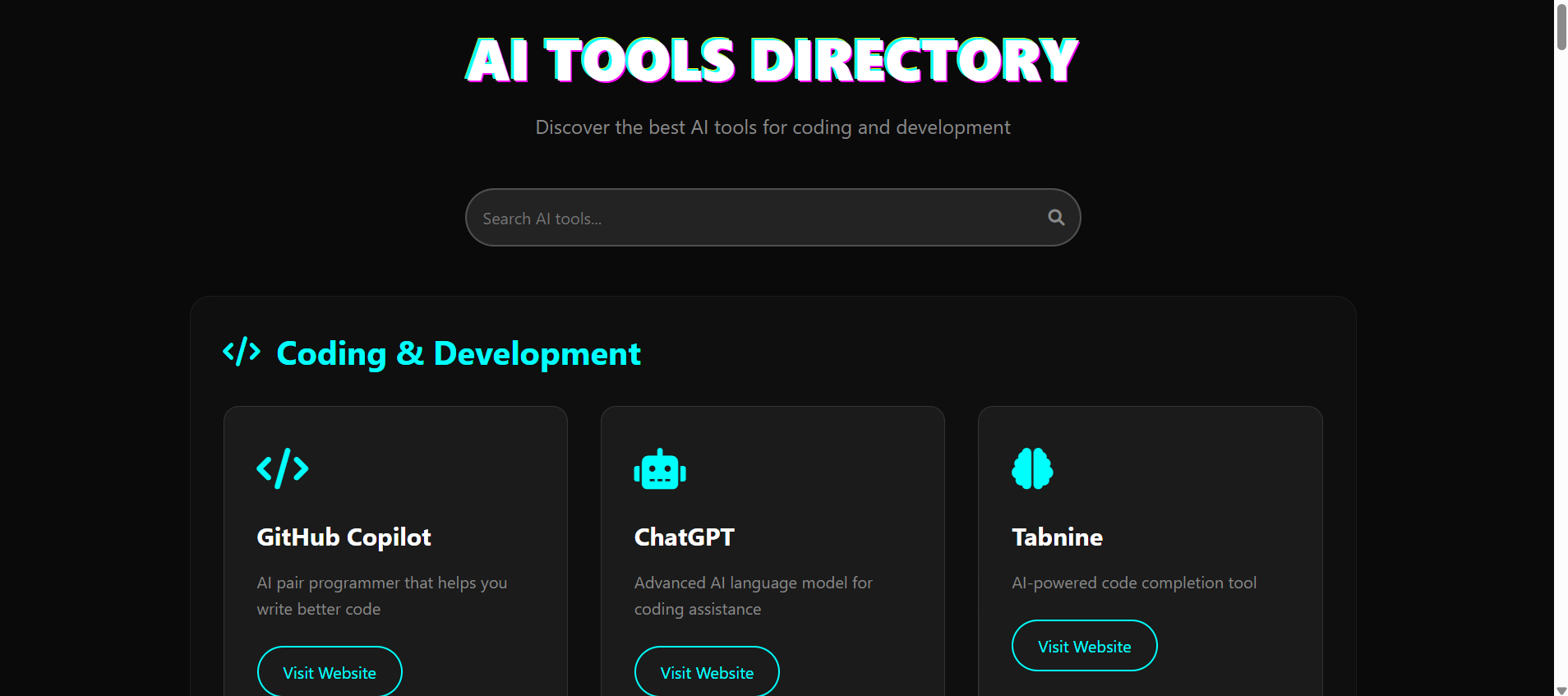 AI Tools Project